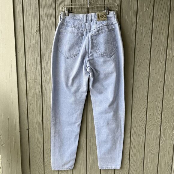 Vintage Lee Union-Made Mom Jeans | USA | Ultra High Rise V-Back | Size 6/8 - Picture 1 of 9